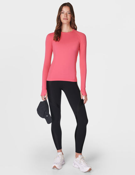 Sweaty Betty Athlete Seamless Gym Long Sleeve Top - Sweet Pinkimage6- The Sports Edit