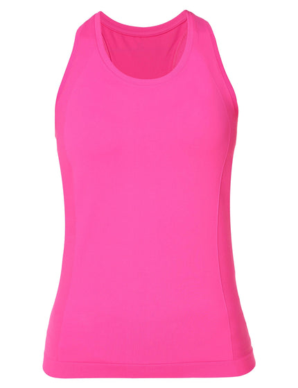 Sweaty Betty Athlete Seamless Gym Vest - Fuchsia Pinkimage6- The Sports Edit