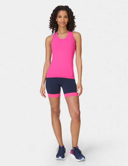 Sweaty Betty Athlete Seamless Gym Vest - Fuchsia Pinkimage5- The Sports Edit