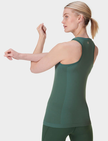 Sweaty Betty Athlete Seamless Gym Vest - Glade Greenimage5- The Sports Edit