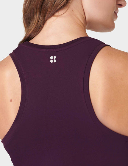 Sweaty Betty Athlete Seamless Gym Vest - Midnight Cherry Purpleimage5- The Sports Edit