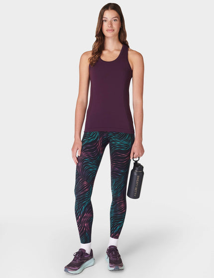 Sweaty Betty Athlete Seamless Gym Vest - Midnight Cherry Purpleimage6- The Sports Edit