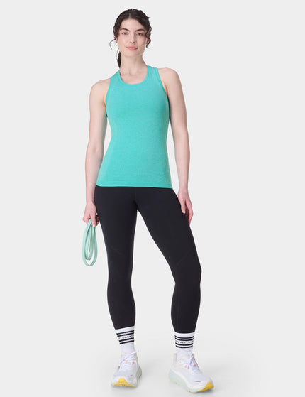 Sweaty Betty Athlete Seamless Gym Vest - Seaspray Ripple Blue Marlimages5- The Sports Edit