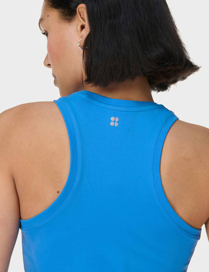 Sweaty Betty Athlete Seamless Gym Vest - Tidal Blueimage4- The Sports Edit