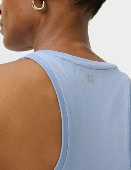 Sweaty Betty Athlete Seamless Workout Vest - Laguna Blueimages2- The Sports Edit