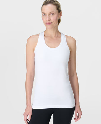 Athlete Seamless Workout Vest - White