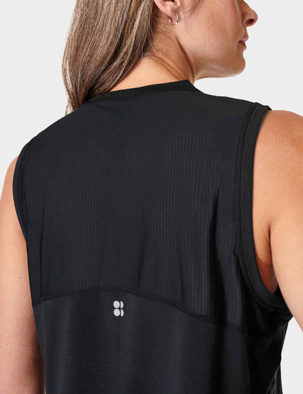 Sweaty Betty Breathe Easy Crop Muscle Vest - Blackimage4- The Sports Edit