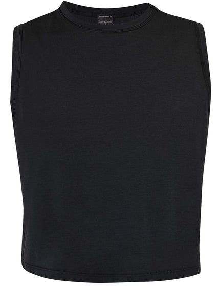 Sweaty Betty Breathe Easy Crop Muscle Vest - Blackimage8- The Sports Edit