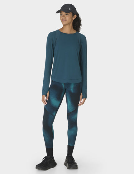 Sweaty Betty Breathe Easy Mesh Long Sleeve Top - Deep Greenimages6- The Sports Edit