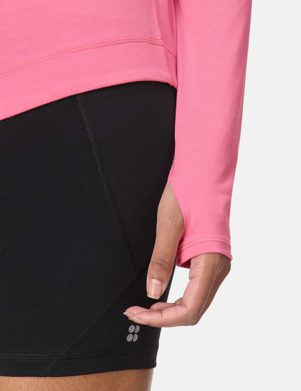 Sweaty Betty Breathe Easy Mesh Long Sleeve Top - Lollipop Pinkimages4- The Sports Edit