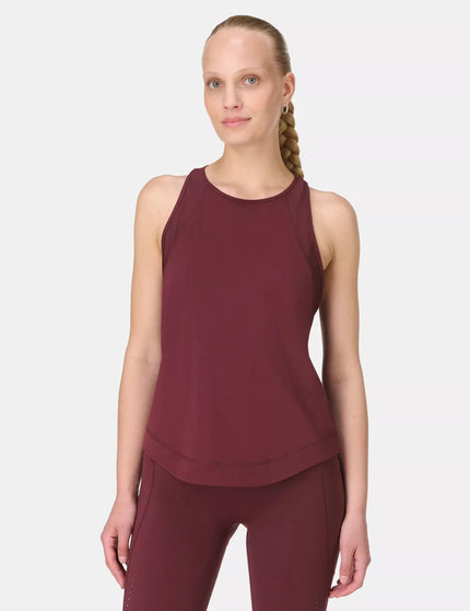 Sweaty Betty Breathe Easy Mesh Run Vest Top - Garnet Redimage1- The Sports Edit