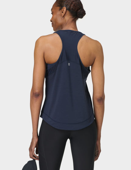 Sweaty Betty Breathe Easy Mesh Run Vest Top - Navy Blueimages2- The Sports Edit