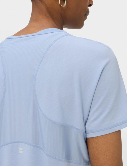 Sweaty Betty Breathe Easy Mesh T-Shirt - Laguna Blueimages3- The Sports Edit