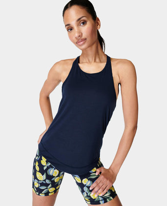 Breathe Easy Run Vest - Navy Blue
