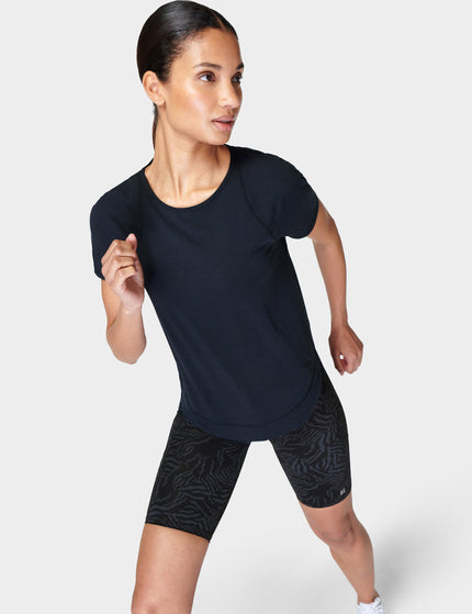 Sweaty Betty Breathe Easy Running T-Shirt - Blackimage3- The Sports Edit