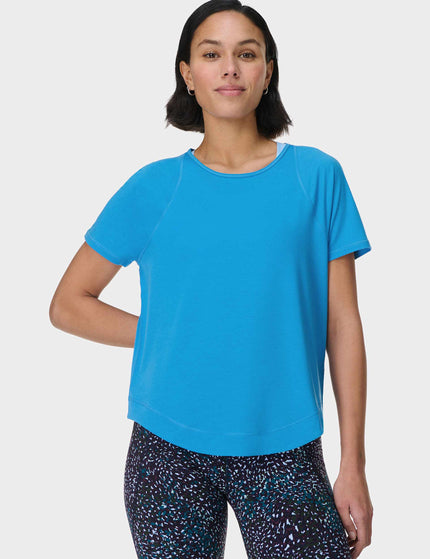 Sweaty Betty Breathe Easy Running T-Shirt - Tidal Blueimage5- The Sports Edit