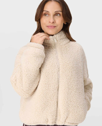 Canyon Fleece Zip Up - Barley Beige