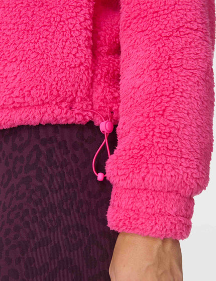 Sweaty Betty Canyon Fleece Zip Up - Beet Pinkimages4- The Sports Edit