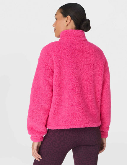 Sweaty Betty Canyon Fleece Zip Up - Beet Pinkimages2- The Sports Edit