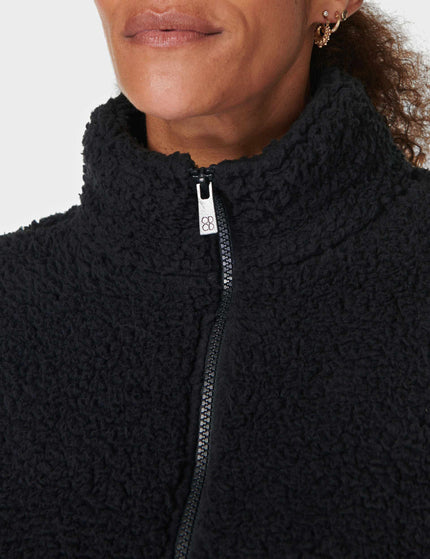 Sweaty Betty Canyon Fleece Zip Up - Blackimage4- The Sports Edit