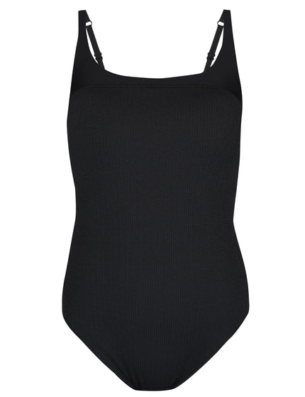 Sweaty Betty Capri Crinkled Scoop Neck Swimsuit - Blackimage6- The Sports Edit