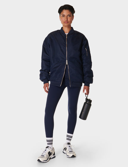 Sweaty Betty Cityscape Longline Bomber - Navy Blueimage1- The Sports Edit