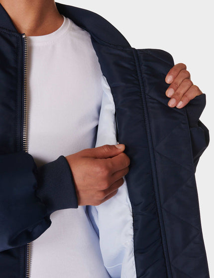 Sweaty Betty Cityscape Longline Bomber - Navy Blueimage3- The Sports Edit