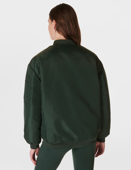 Sweaty Betty Cityscape Longline Bomber - Trek Greenimage2- The Sports Edit