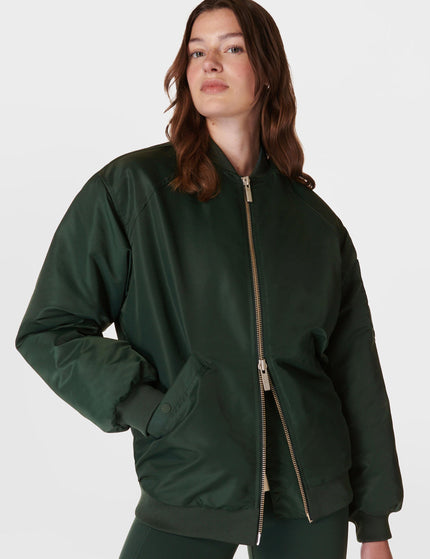 Sweaty Betty Cityscape Longline Bomber - Trek Greenimage3- The Sports Edit