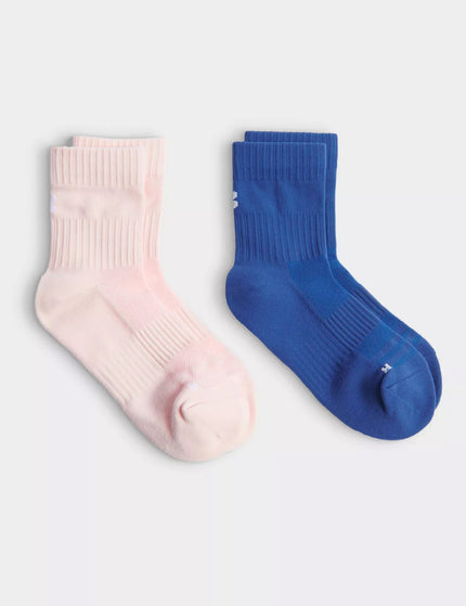 Sweaty Betty Crew Running Socks 2 Pack - Repose Pinkimage1- The Sports Edit