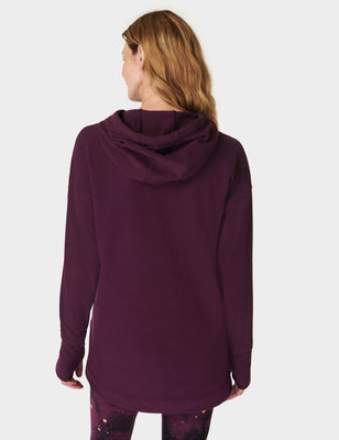 Escape Luxe Fleece Hoody - Midnight Cherry Purple