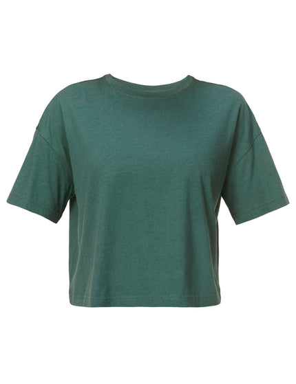 Sweaty Betty Essential Short Sleeve Crop T-Shirt - Glade Greenimage6- The Sports Edit