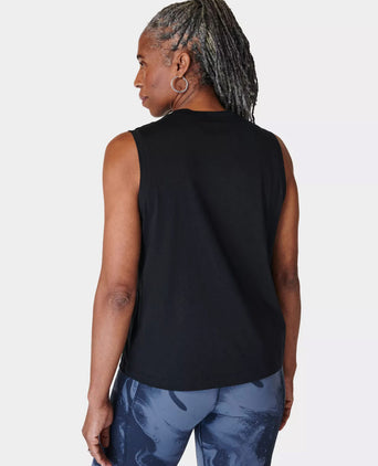Essential Sleeveless Vest - Black