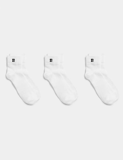 Sweaty Betty Essentials Mid 3 Pack - Whiteimage1- The Sports Edit