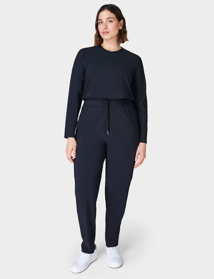 Sweaty Betty Explorer Long Sleeve Jumpsuit - Blackimage1- The Sports Edit