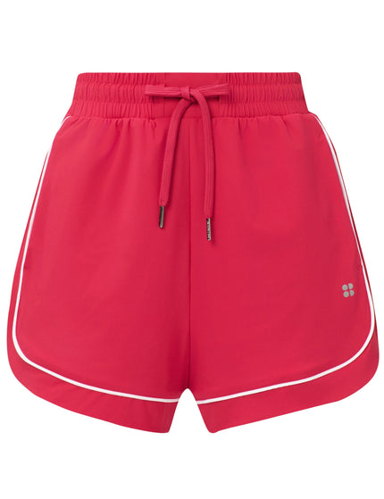Sweaty Betty Explorer Track Piped Shorts - Crimson Redimages6- The Sports Edit