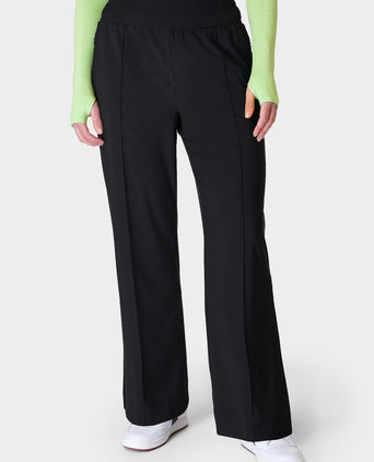 Explorer Wide Leg Track Trousers - Black