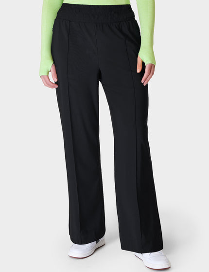 Sweaty Betty Explorer Wide Leg Track Trousers - Blackimage1- The Sports Edit