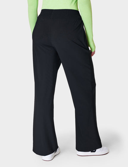 Sweaty Betty Explorer Wide Leg Track Trousers - Blackimage2- The Sports Edit