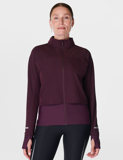 Sweaty Betty Fast Track Running Jacket - Midnight Cherry Purpleimage1- The Sports Edit