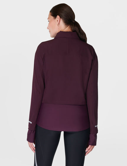 Sweaty Betty Fast Track Running Jacket - Midnight Cherry Purpleimage2- The Sports Edit