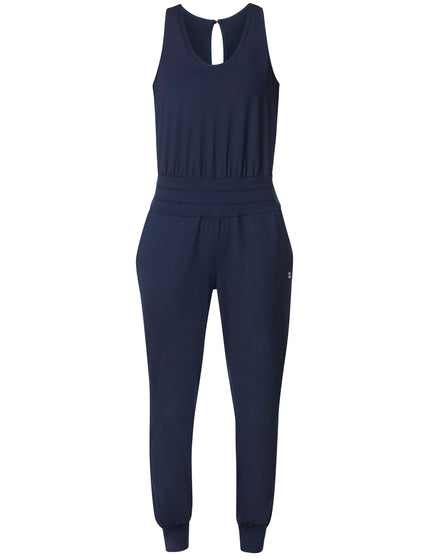 Sweaty Betty Gaia Performance Yoga Jumpsuit - Navy Blueimage6- The Sports Edit