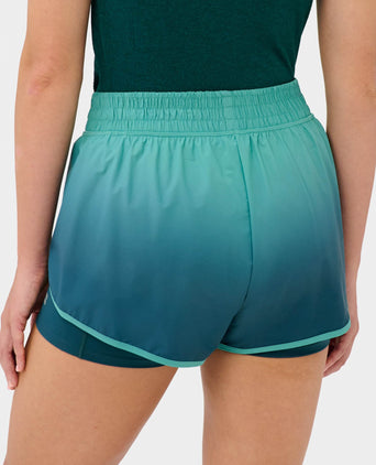 Get Set 2-in-1 Multi-Train Shorts - Deepgreen Lustregreen Ombre