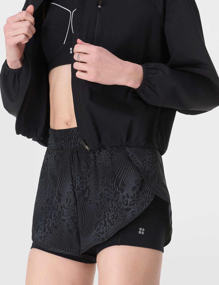 Sweaty Betty Get Set 2-in-1 Multi-Train Shorts - Grey Hybrid Leopard Printimage6- The Sports Edit