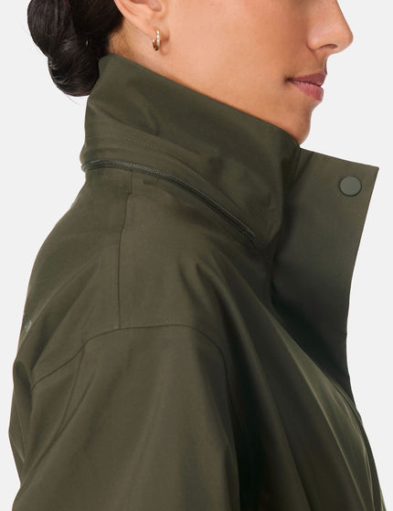 Sweaty Betty Guide Waterproof Parka - Nori Greenimages4- The Sports Edit