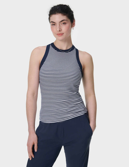 Sweaty Betty Harper Racer Vest - Navy White Stripeimage1- The Sports Edit