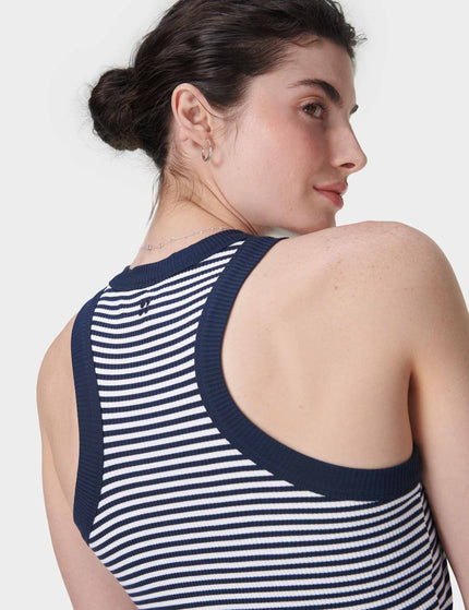 Sweaty Betty Harper Racer Vest - Navy White Stripeimage3- The Sports Edit