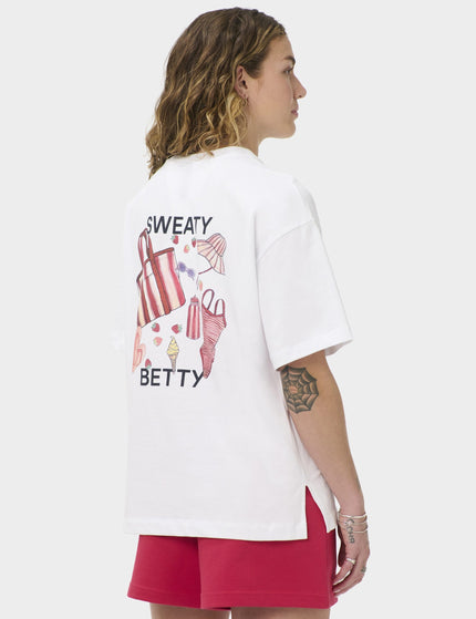 Sweaty Betty Holiday Graphic T-Shirt - Red Equipment Printimages2- The Sports Edit