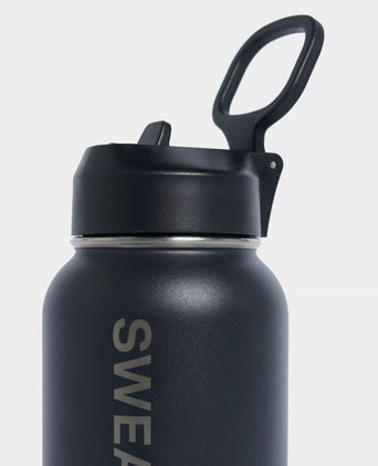 Keep It Chill Straw Water Bottle 950ml - Black