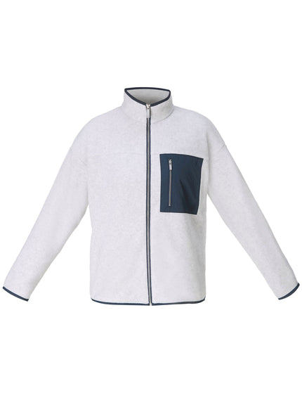 Sweaty Betty Mallow Zip Through - Mottled Grey/Navy Blueimage8- The Sports Edit